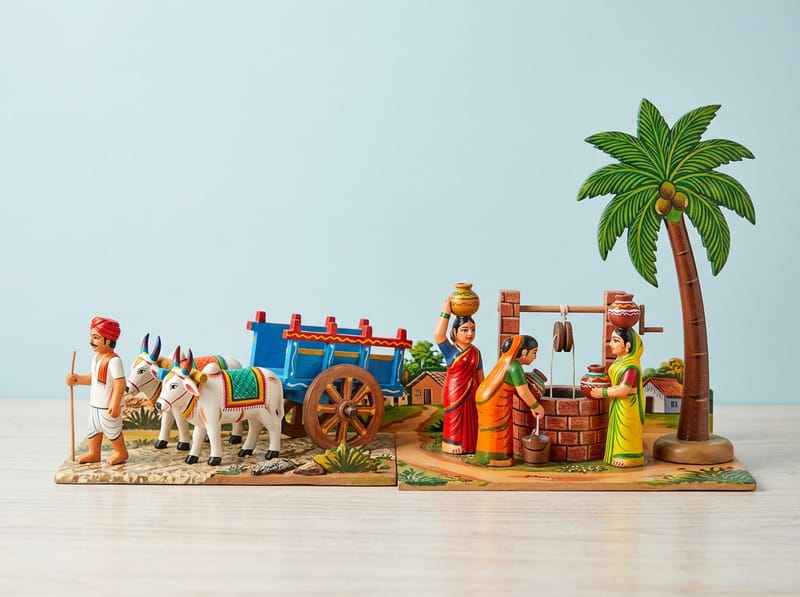 Kondapalli village life set