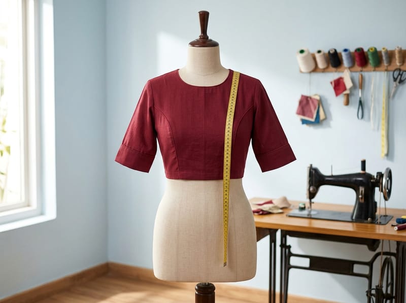 Simple blouse stitching